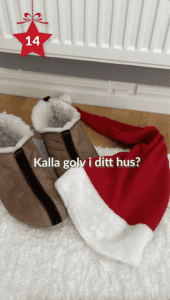 Julkalender lucka 14: Har du problem med kalla golv?